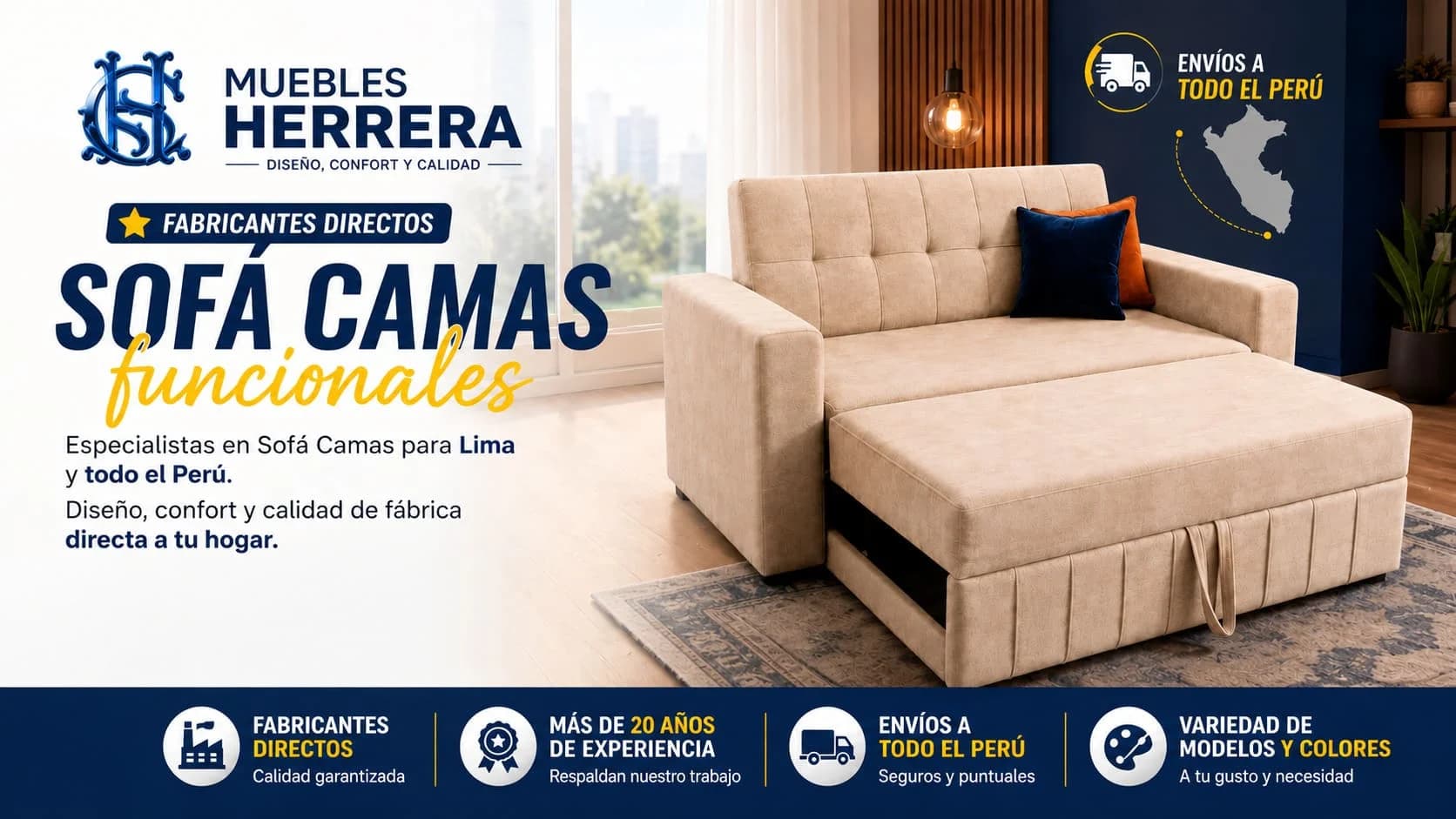 Salas Lounge a tu medida — Muebles Herrera